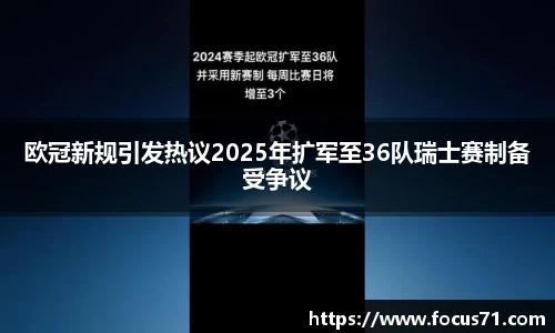欧冠新规引发热议2025年扩军至36队瑞士赛制备受争议